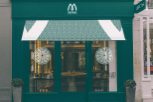 Вариант оформления фасада флористической студии