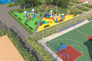 Проект размещения детских площадок.