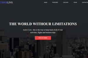 Landing with bootstrap