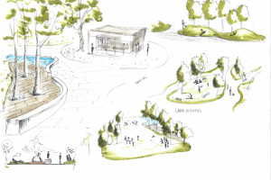 Quick sketches, park design