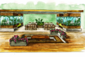 Место отдыха в парке