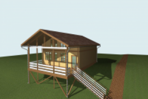 Домик рыбака