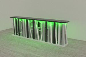 Визуализация стойки ресепшн