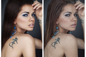 Ретушь портрета. Ph:Александр Крофт