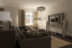 Классический дизайн зала