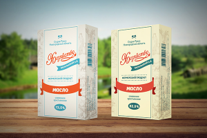 Упаковка для сливочного масла