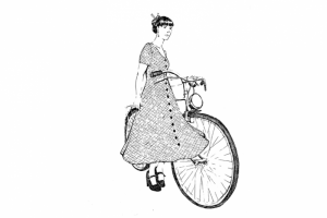 Девушка и велосипед