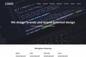 Website of the design studio