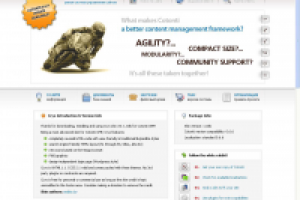 На движке cotonti