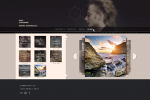 Одностраничный сайт для фотографа