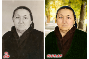 Оцветнение старых, черно-белых фото