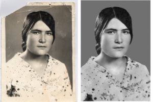 Реставрация старых фото.