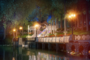 Моделирование объектов в сцену для ландшафтного дизайна