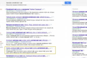 Поисковые системы, Магазин китайского чая