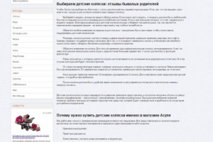 СЕО + информационный текст для интернет-магазина Агуля