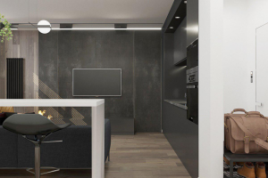 Квартира Холостяка в СОВРЕМЕННОМ СТИЛЕ