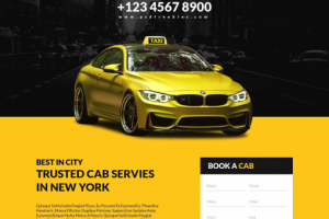 Адаптивный сайт службы такси