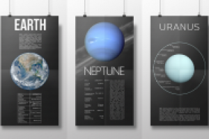 Cерия плакатов Планеты Солнечной системы