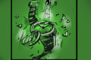 Иллюстрация к повести В.Пелевина "Кормление крокодила Хуфу"