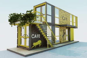 кафе из контейнеров