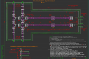 Монтажный чертеж водомерного узла