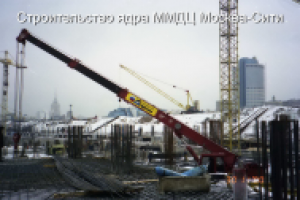 Армирование ядра ММДЦ Москва-Сити.