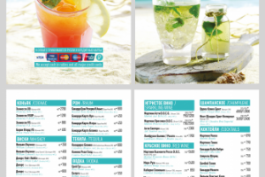 Алкогольное меню "Simple day"