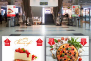 Лайтбоксы для ресторана Две колонны и для кафе Вена в аэропорт Д