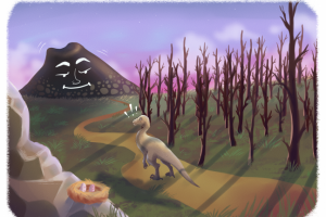 Иллюстрация к детской сказке.