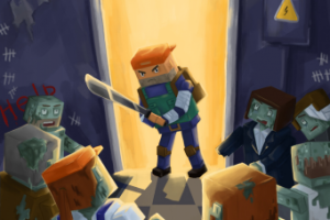 Арт для игры про зомби