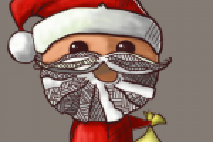 Дед мороз (рисунок в Photoshop)