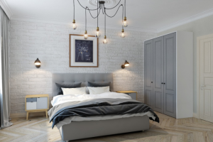 Спальня в скандинавском стиле