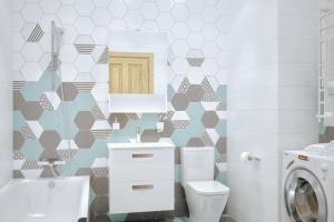 Ванная комната в скандинавском стиле