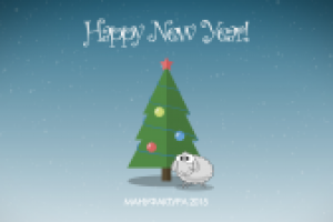 Новогодняя видеооткрытка