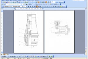 Чертежи для работы в Word