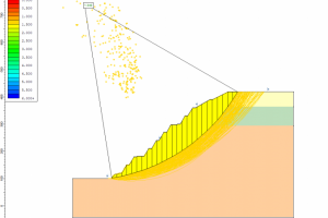 Расчёт устойчивости борта карьера
