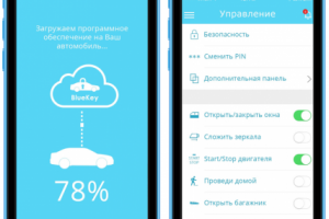Мобильное приложение «BlueCarKey»