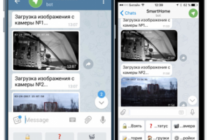 Чат-бот для системы охраны дома «SmartHome»