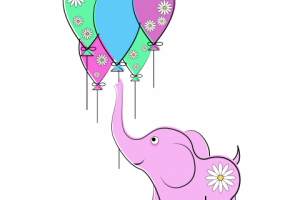 Персонаж на поздравительные открытки