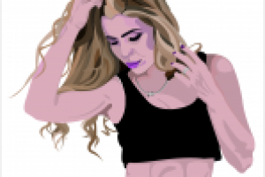 Девушка поп-арт