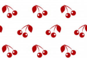 Бесшовный фон вишня