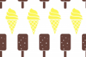 Бесшовный фон мороженое