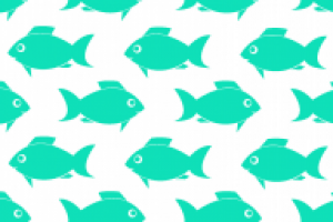 Бесшовный фон рыбки
