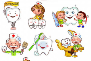 Персонажи для стомотолог.клиники