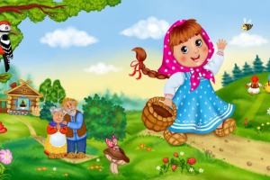 Иллюстрация Маша и Медведь