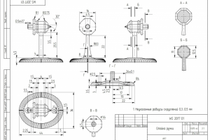 Стойка ручки