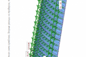 Расчет крупномасштабного армоблока (48х12 м) Robot