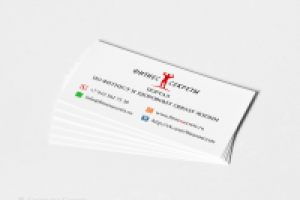 Визитка для портала по фитнесу