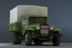 модель грузовика газ - аа, полуторка