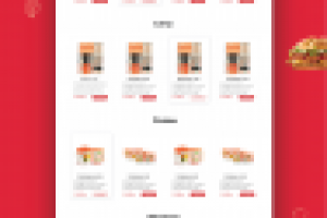 Дизайн сайта для доставки пиццы.